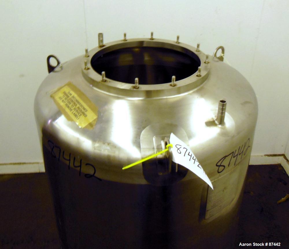 Used- 400 Liter Stainless Steel Walker Stainless Pressure Tank