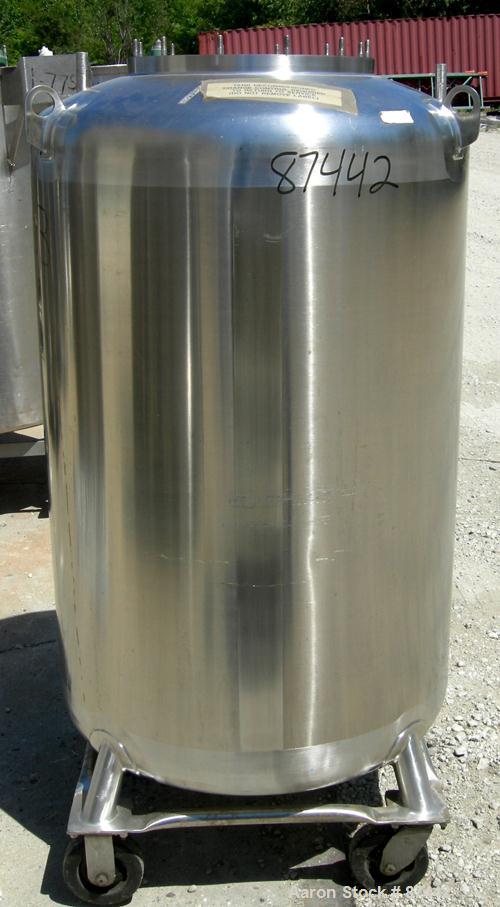 Used- 400 Liter Stainless Steel Walker Stainless Pressure Tank