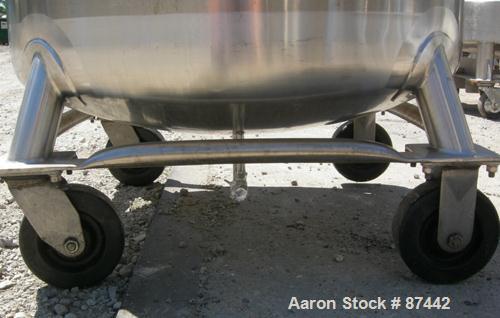 Used- 400 Liter Stainless Steel Walker Stainless Pressure Tank