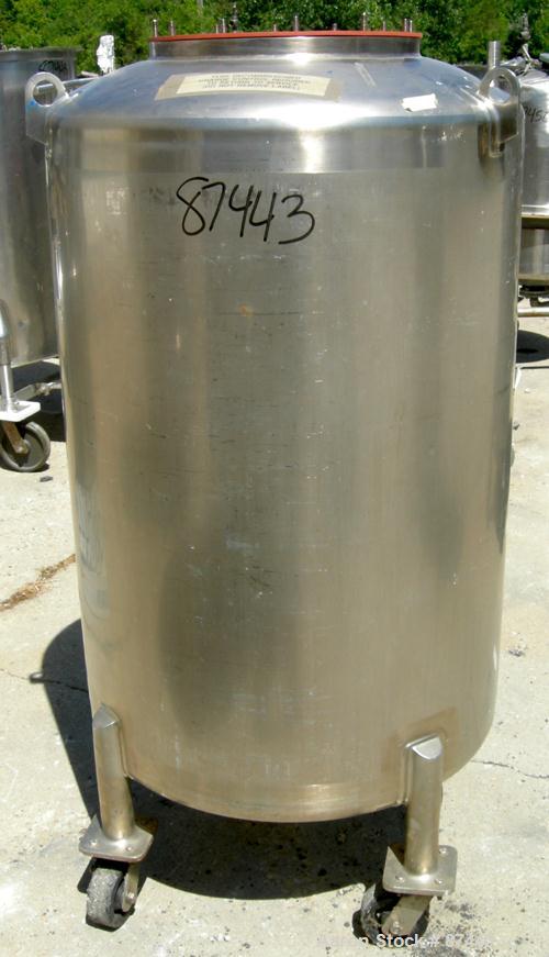 Used 400 Liter Stainless Steel Walker Stainless Pressure Tank