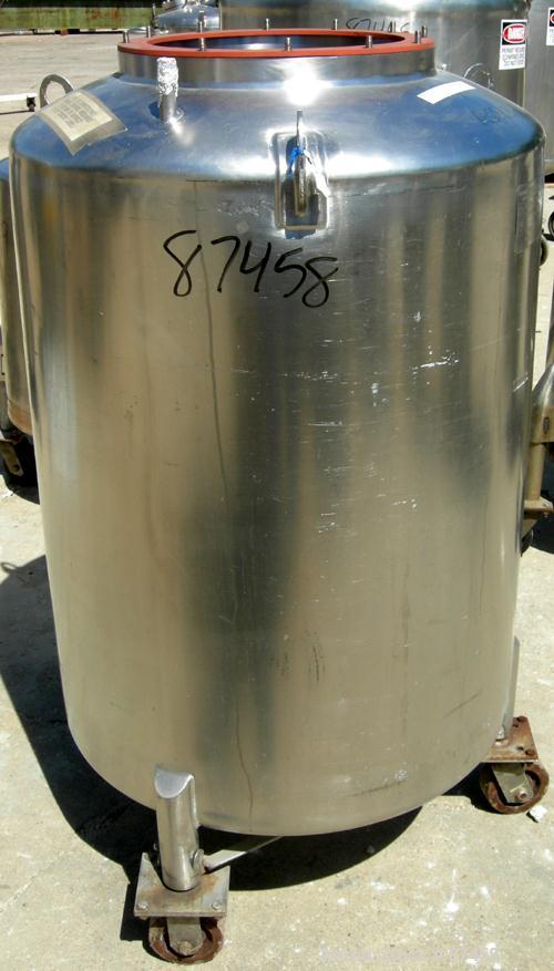 Used 120 Gallon Stainless Steel Walker Stainless Pressure Tank