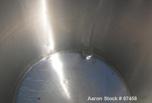 Used 120 Gallon Stainless Steel Walker Stainless Pressure Tank