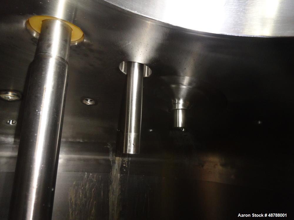 Used Walker Stainless Jacketed Tank, Model PZ-CB-PV, Approximately 350 Gallon,