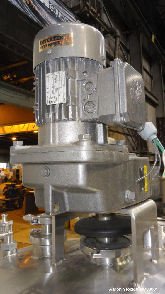 Used Walker Stainless Jacketed Tank, Model PZ-CB-PV, Approximately 350 Gallon,