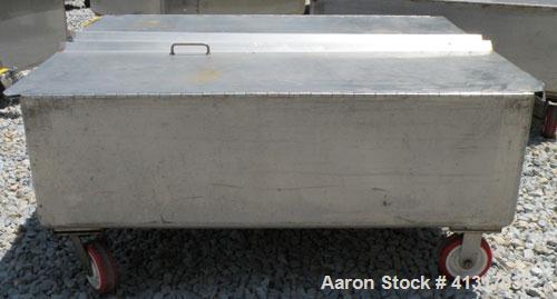 Used 120 Gallon Stainless Steel Walker Stainless Tank, Model SP-7144, 316