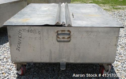 Used 120 Gallon Stainless Steel Walker Stainless Tank, Model SP-7144, 316