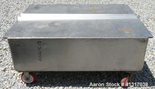 Used 120 Gallon Stainless Steel Walker Stainless Tank, Model SP-7144, 316