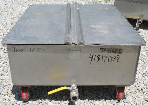 Used 120 Gallon Stainless Steel Walker Stainless Tank, Model SP-7144, 316