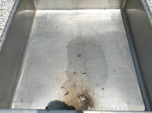 Used 120 Gallon Stainless Steel Walker Stainless Tank, Model SP-7144, 316