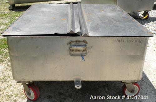 Used 120 Gallon Stainless Steel Walker Stainless Tank, Model SP-7144, 318