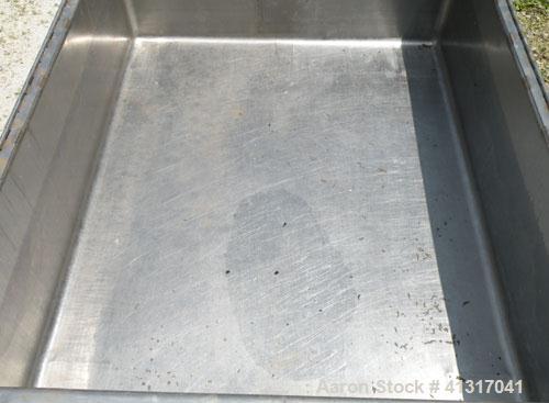 Used 120 Gallon Stainless Steel Walker Stainless Tank, Model SP-7144, 318