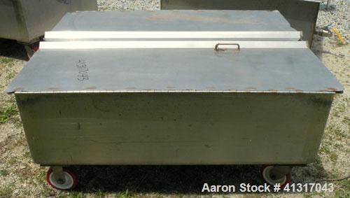 Used 120 Gallon Stainless Steel Walker Stainless Tank, Model SP-7144, 319