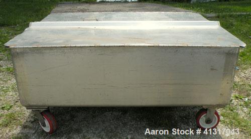 Used 120 Gallon Stainless Steel Walker Stainless Tank, Model SP-7144, 319