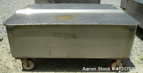 Used 120 Gallon Stainless Steel Walker Stainless Tank, Model SP-7144, 322