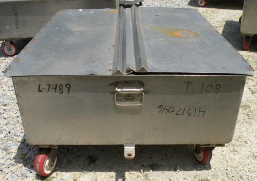 Used 120 Gallon Stainless Steel Walker Stainless Tank, Model SP-7144, 322
