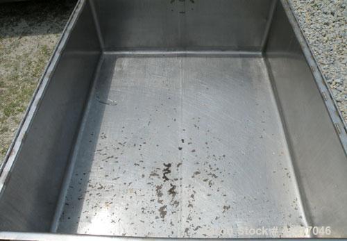 Used 120 Gallon Stainless Steel Walker Stainless Tank, Model SP-7144, 322