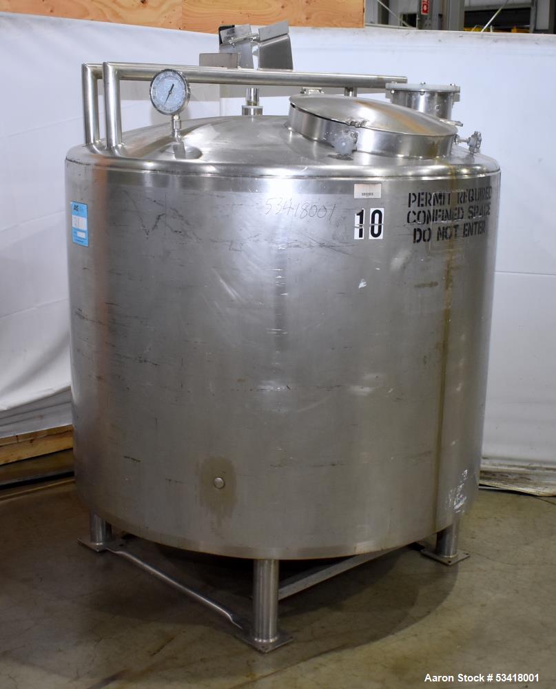 Walker Stainless 300 Gallon Jacketed Tank