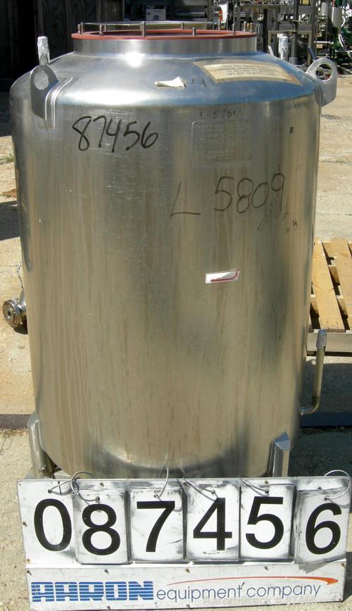Used 120 Gallon Stainless Steel Walker Stainless Pressure Tank