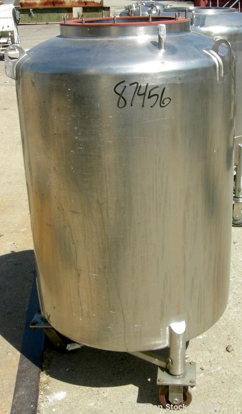 Used 120 Gallon Stainless Steel Walker Stainless Pressure Tank
