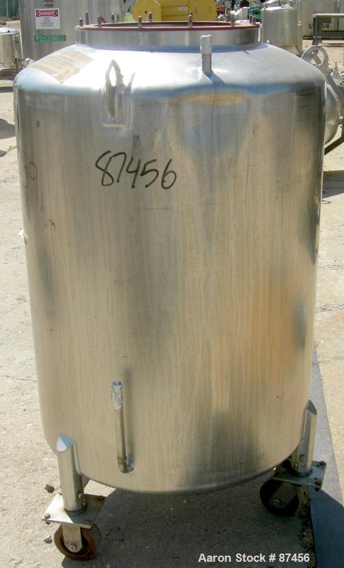 Used 120 Gallon Stainless Steel Walker Stainless Pressure Tank