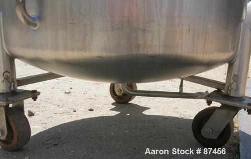 Used 120 Gallon Stainless Steel Walker Stainless Pressure Tank