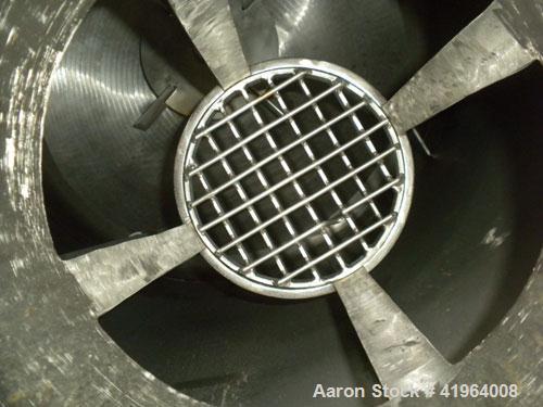 Used Whiting Metals Tank, 400 Gallon, 316 stainless steel, vertical. 48" diameter x 48" straight side, dished top and bottom, vessel rated to 150 deg F. Top entering Philadelphia agitator, model PMV-...