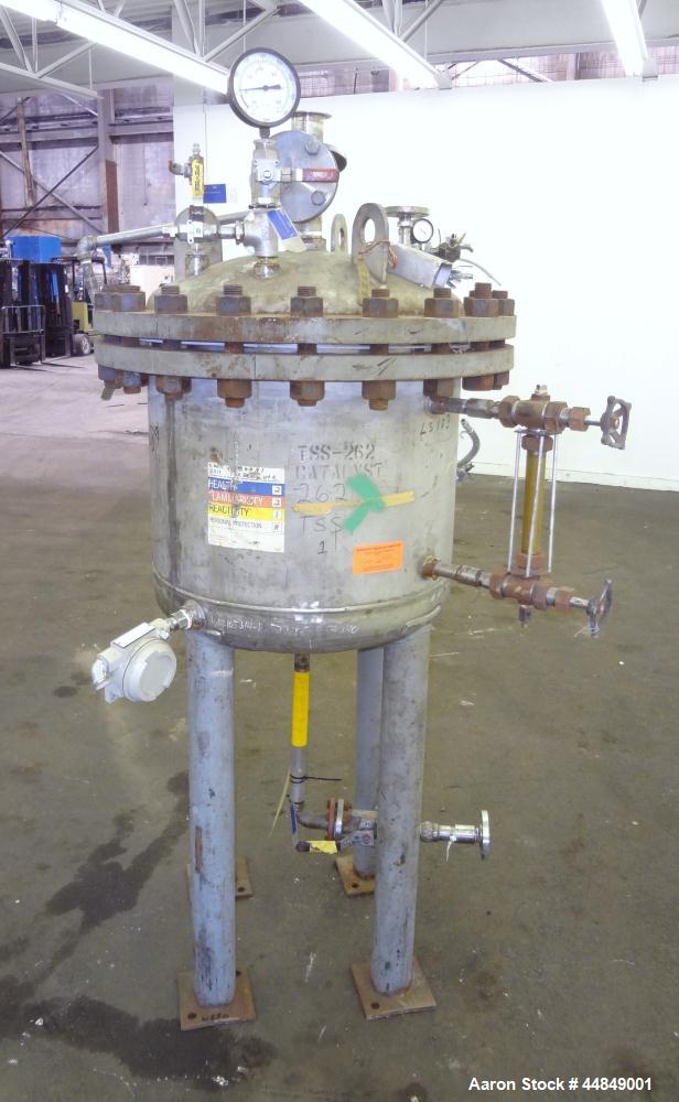 Used- 40 Gallon Stainless Steel Whiting Metals Pressure Tank