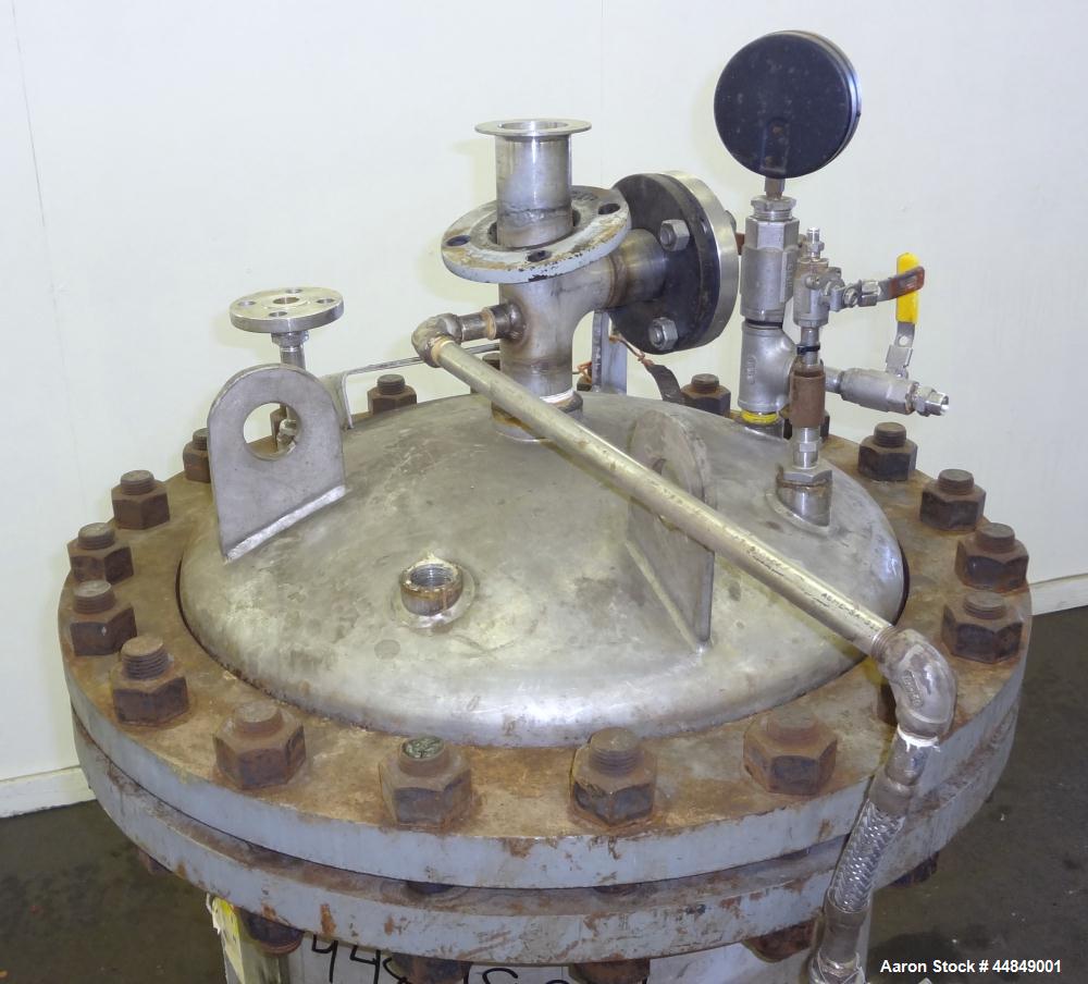 Used 40 Gallon Stainless Steel Whiting Metals Pressure Tank