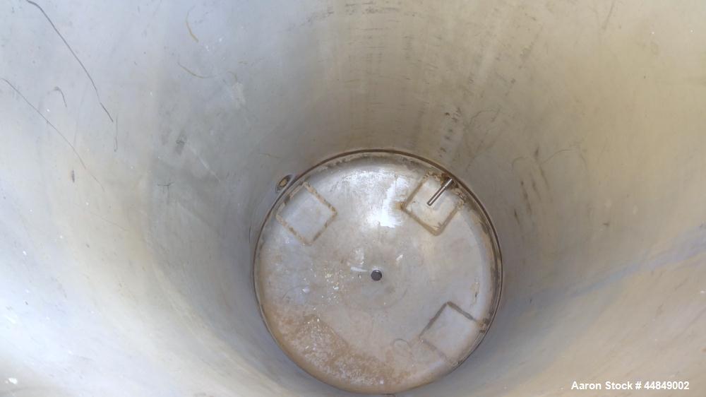 Used 100 Gallon Stainless Steel Whiting Metals Pressure Tank