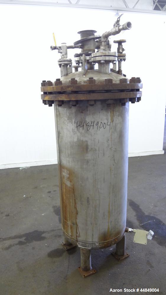 Used 100 Gallon Stainless Steel Whiting Metals Pressure Tank