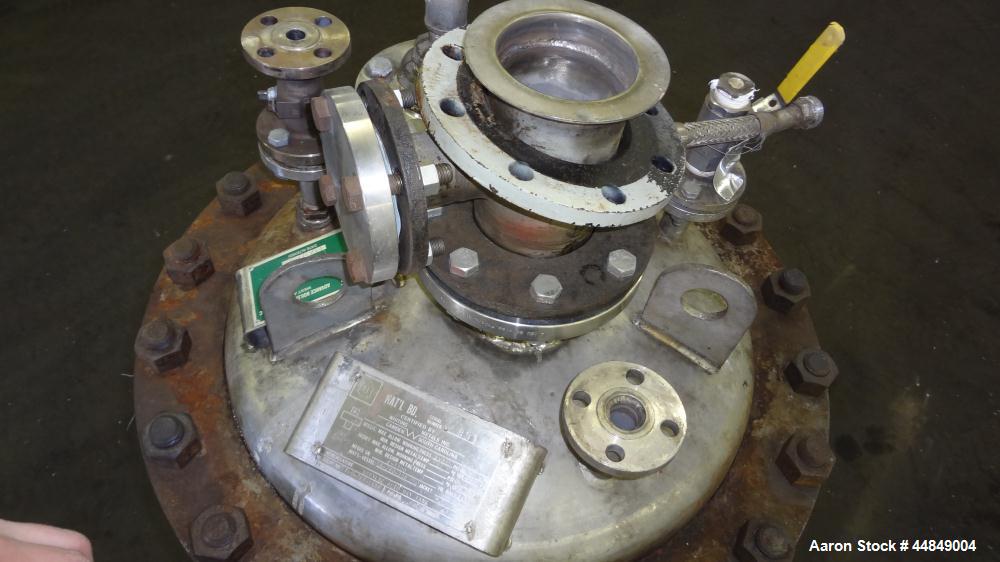 Used 100 Gallon Stainless Steel Whiting Metals Pressure Tank