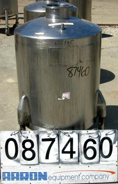 Used 60 Gallon Stainless Steel Will Flow Pressure Tank