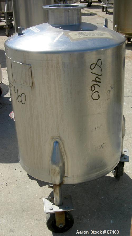 Used 60 Gallon Stainless Steel Will Flow Pressure Tank