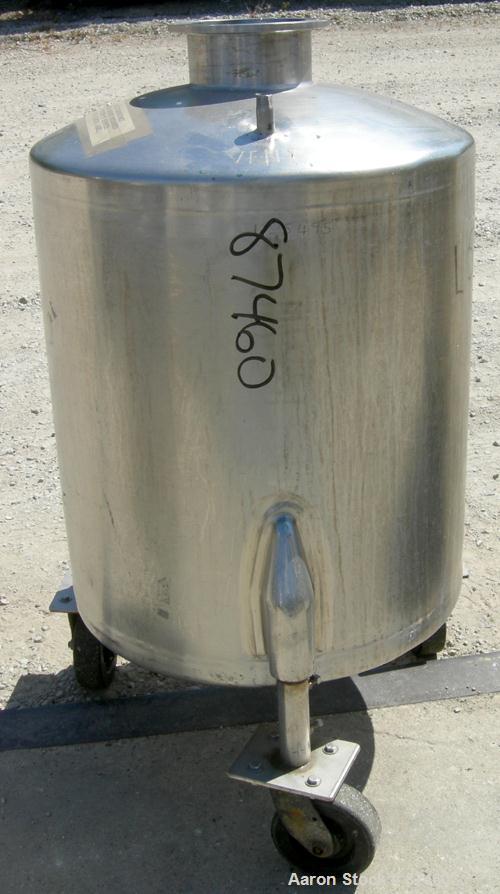 Used 60 Gallon Stainless Steel Will Flow Pressure Tank