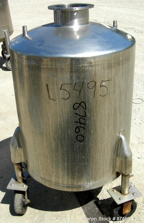 Used 60 Gallon Stainless Steel Will Flow Pressure Tank