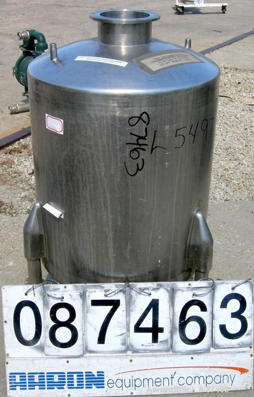 Used 60 Gallon Stainless Steel Will Flow Pressure Tank