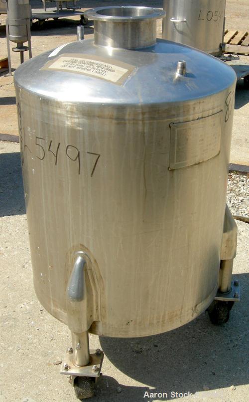 Used 60 Gallon Stainless Steel Will Flow Pressure Tank