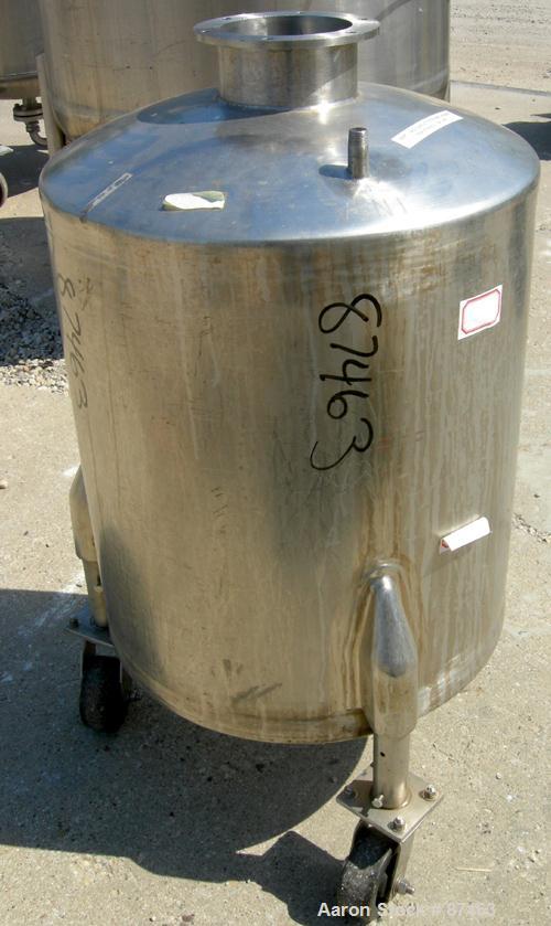 Used 60 Gallon Stainless Steel Will Flow Pressure Tank