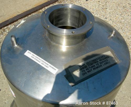 Used 60 Gallon Stainless Steel Will Flow Pressure Tank