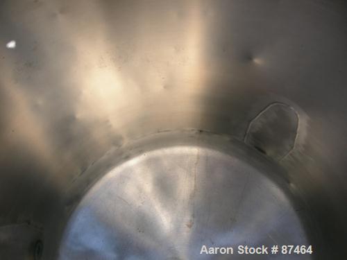Used- 60 Gallon Stainless Steel Will Flow Pressure Tank