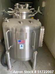 Used Precision Stainless Pressure Vessel / Tank. 100 gallon / 400 liter capacity