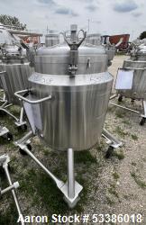 Stainless steel Vessel, Approximately 120 Liter/  30 Gallon.  With Agitation.  Used as Freeze/ Thaw ...