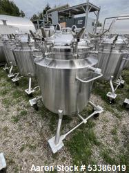 Stainless steel Vessel, Approximately 120 Liter/  30 Gallon.  With Agitation.  Used as Freeze/ Thaw ...