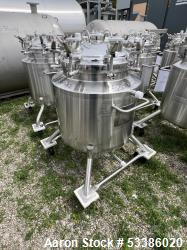 Stainless steel Vessel, Approximately 120 Liter/  30 Gallon.  With Agitation.  Used as Freeze/ Thaw ...