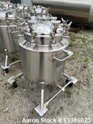 Stainless steel Vessel, Approximately 120 Liter/  30 Gallon.  With Agitation.  Used as Freeze/ Thaw ...