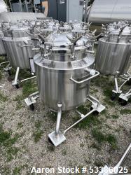 Stainless steel Vessel, Approximately 120 Liter/  30 Gallon.  With Agitation.  Used as Freeze/ Thaw ...