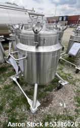 Stainless steel Vessel, Approximately 120 Liter/  30 Gallon.  With Agitation.  Used as Freeze/ Thaw ...