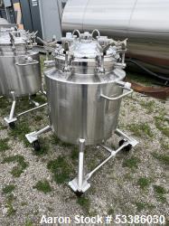 Stainless steel Vessel, Approximately 120 Liter/  30 Gallon.  With Agitation.  Used as Freeze/ Thaw ...