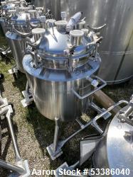  Stainless Steel 120 Liter / 31.7 Gallon Jacketed Tank, Stainless Steel, Vertical. Approximate 20" d...