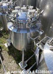 Stainless steel Vessel, Approximately 120 Liter/  30 Gallon.  With Agitation.  Used as Freeze/ Thaw ...